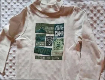 T-shirt manches longues  col  roulé