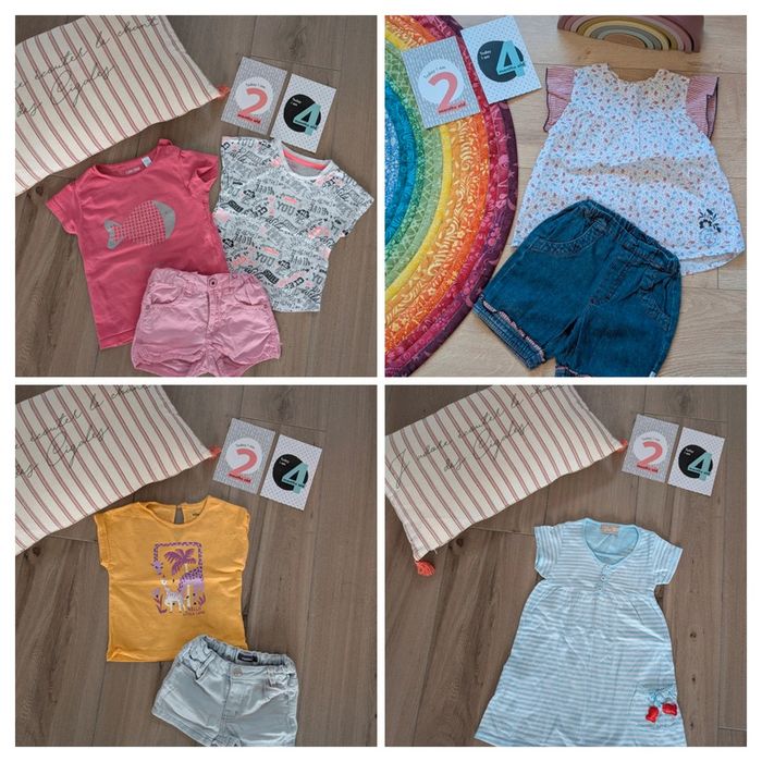 Lot vêtements fille été 24 mois