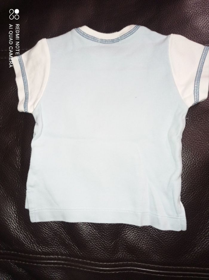 T-shirt manches courtes garçon, OBAIBI, taille 3 mois - photo numéro 3