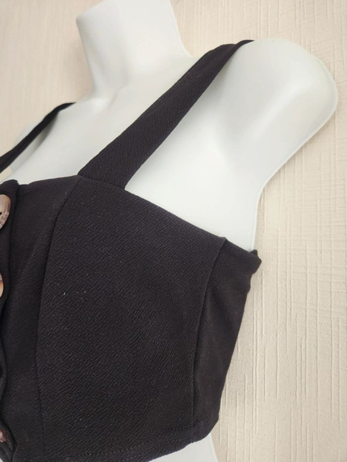 Lot 2 hauts courts rose et noir Boohoo 36 - photo numéro 5