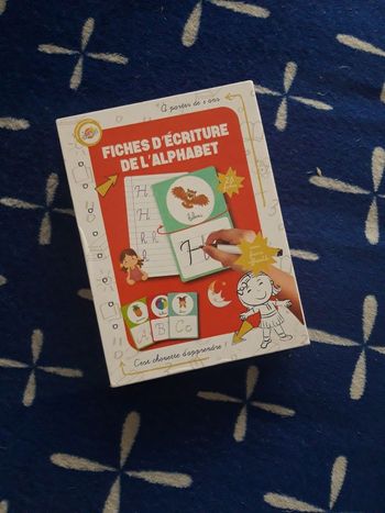 Jeu fiche d'écriture