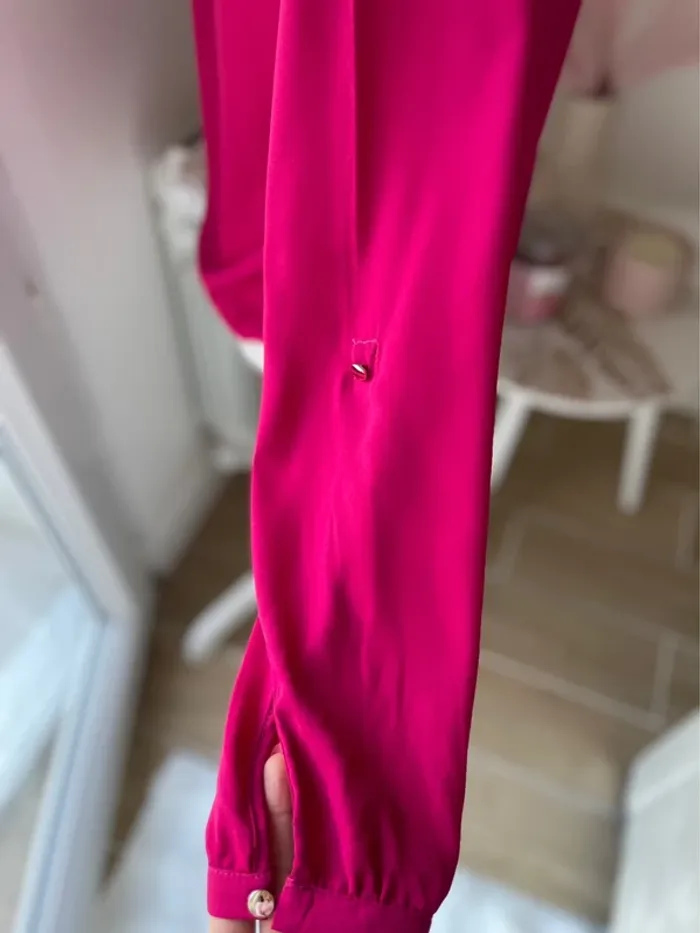 Blouse manches longues fuchsia, 36 neuf - photo numéro 6