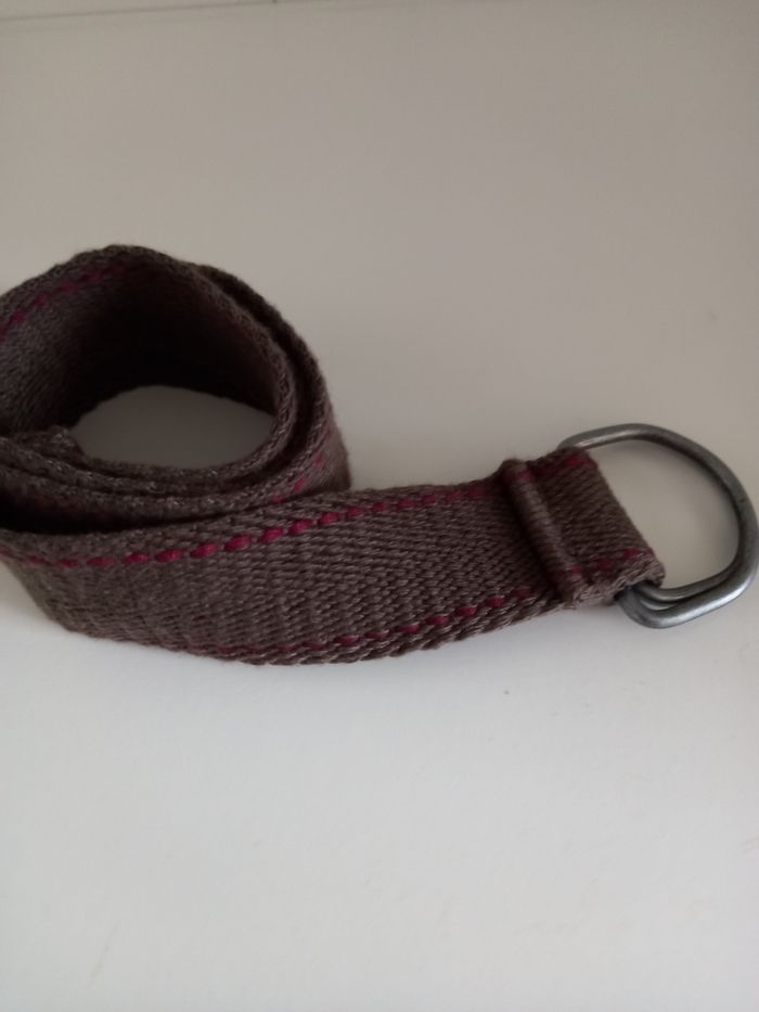 Ceinture Kaki et Bordeaux pour enfant