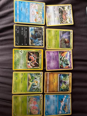 Lot de 10 cartes Pokémon