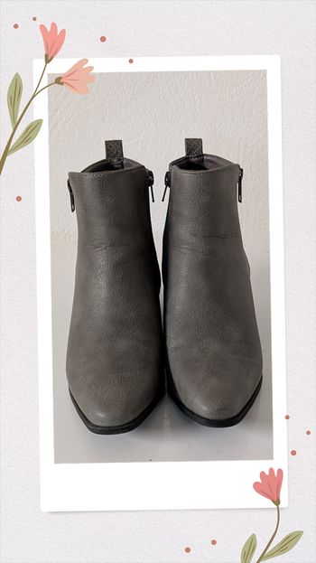 Bottines grises T37