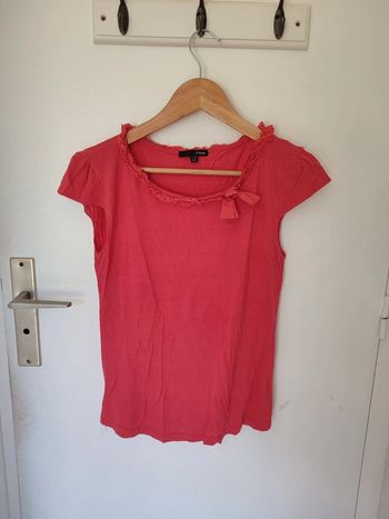 T-shirt rose corail Etam 38