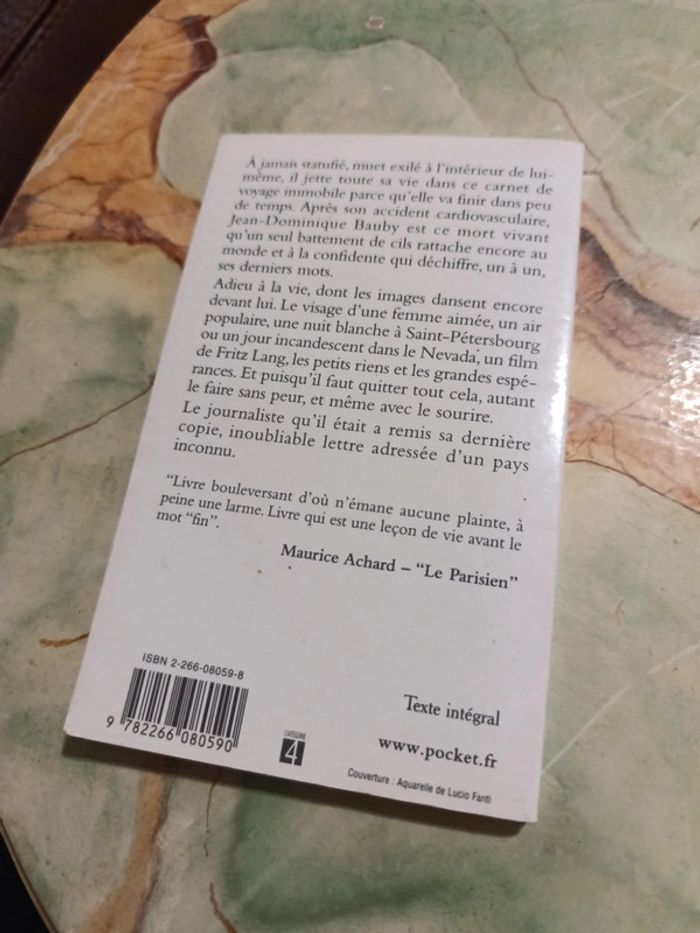 Le scaphandre et le papillon de Jean-Dominique Bauby - photo numéro 2