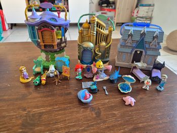 Lot 3 disney animators' collection mini raiponce + ariel la petite sirene + la reine des neiges elsa