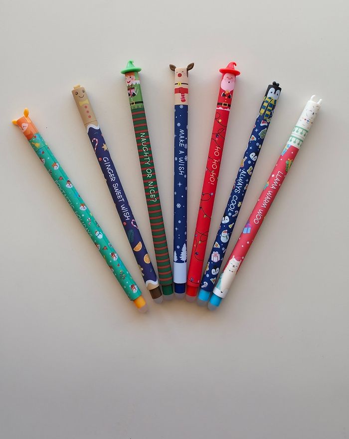Lot de  7 Stylos Noël 🎅de la collection Edition limitée Noël