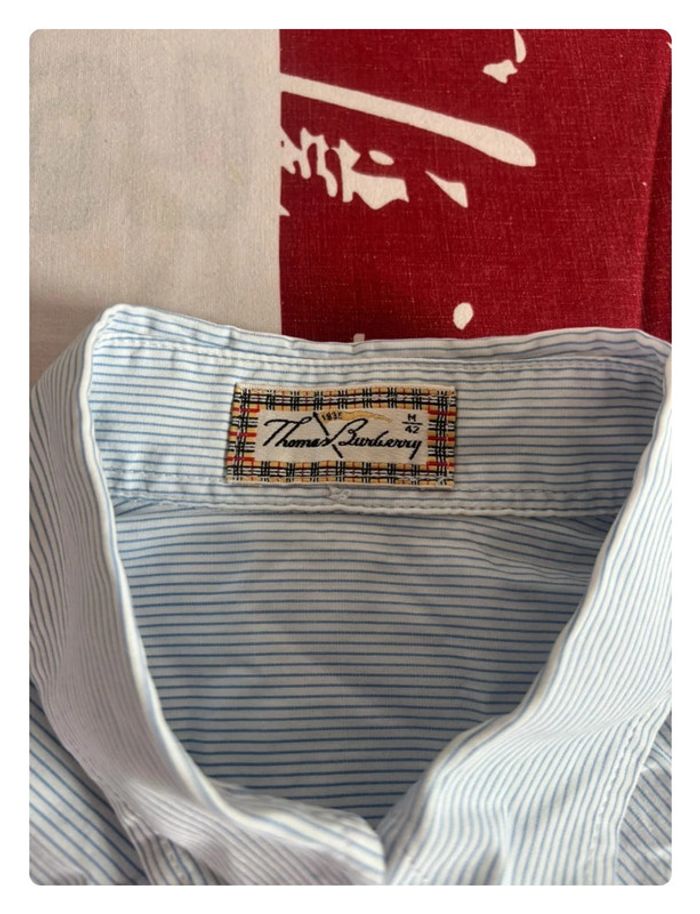 Chemise à rayures Thomas Burberry taille S/M - photo numéro 3