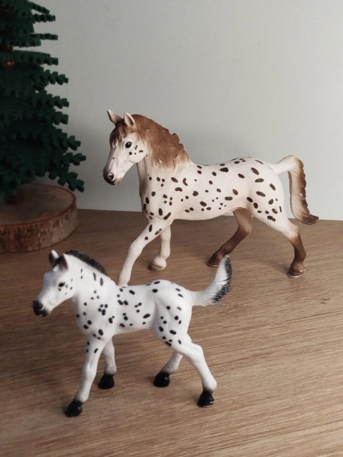 Schleich Cheval poulain tachetés Figurine équidé - photo numéro 2
