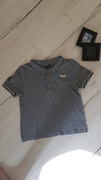 Polo ikks gris garçon 10ans