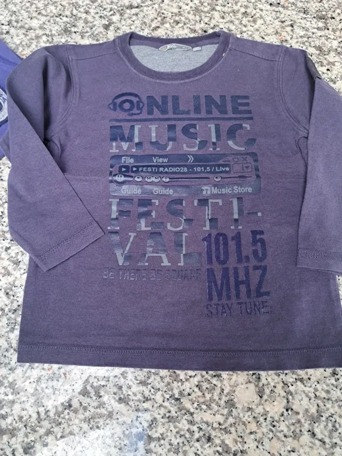 Lot de Tee-shirts Manches longues (110) - photo numéro 3