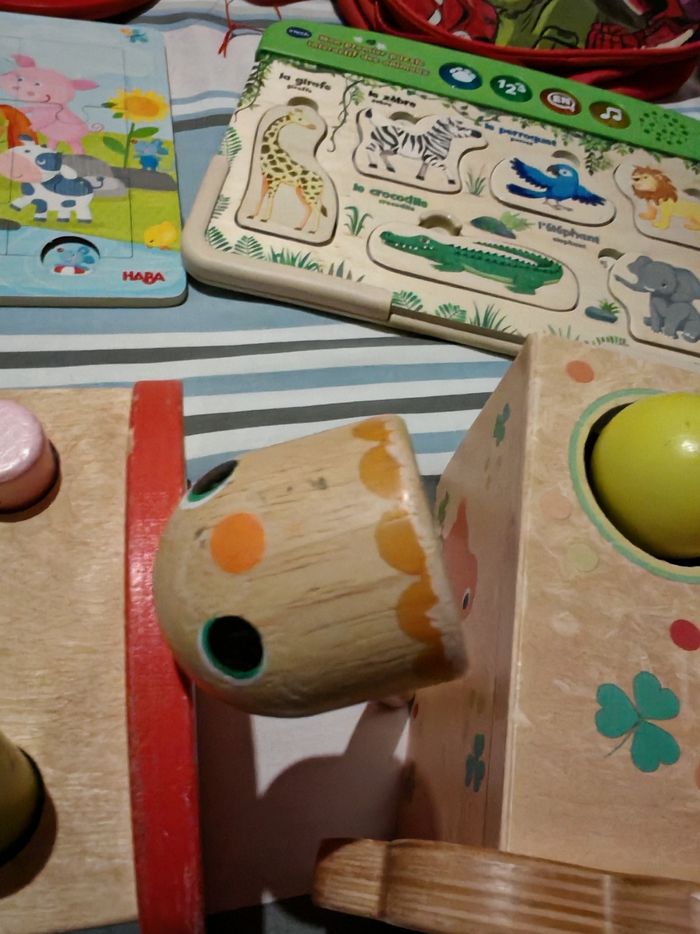 2 Jeux de boules à martelé en bois - photo numéro 4