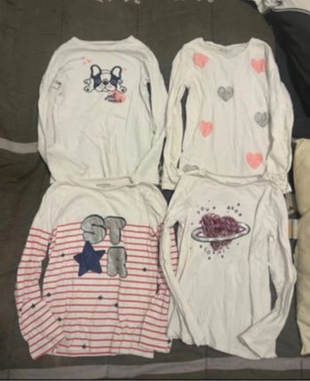 Lot tee shirt manche longue