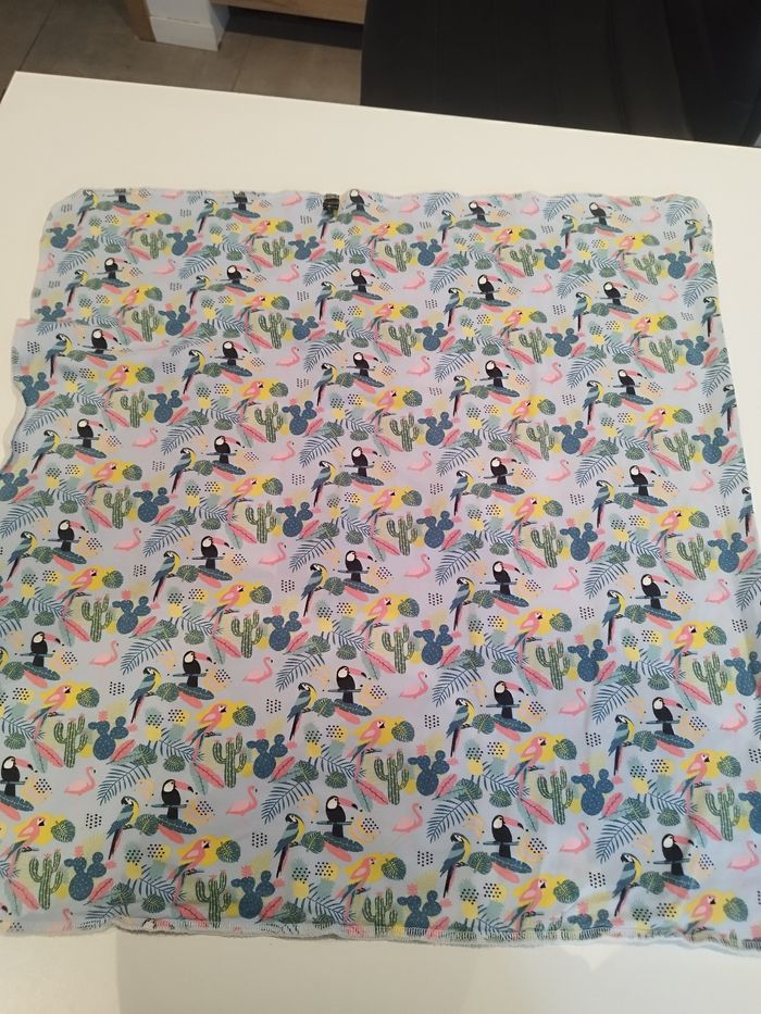 Couche plate motif tropical - photo numéro 2