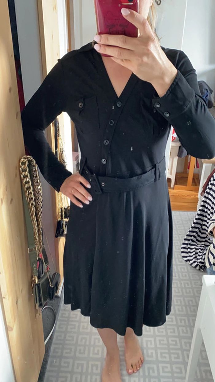 Robe cash-coeur Laura Clement