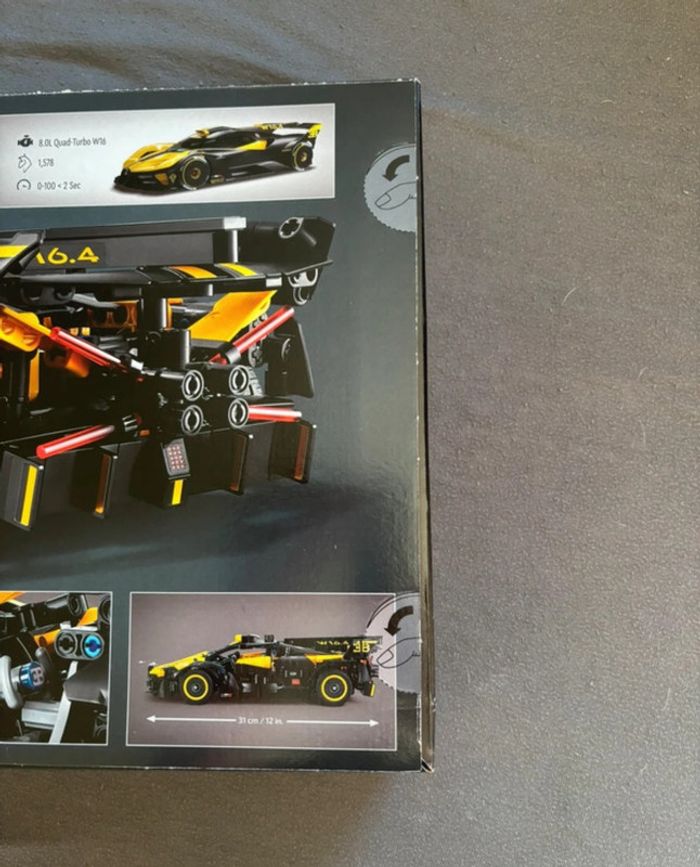 Lego technic 42151 le bolide Bugatti - photo numéro 3