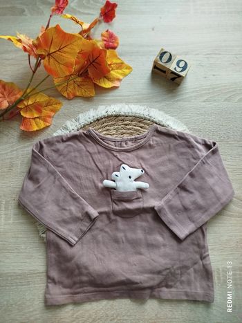 T-shirt manche longue Kiabi 9mois