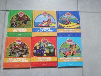 Lot de 6 minis livres Sam le pompier