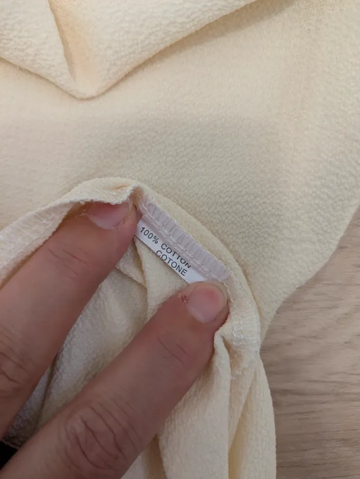 Blouse beige crème fluide légère 38 - photo numéro 11