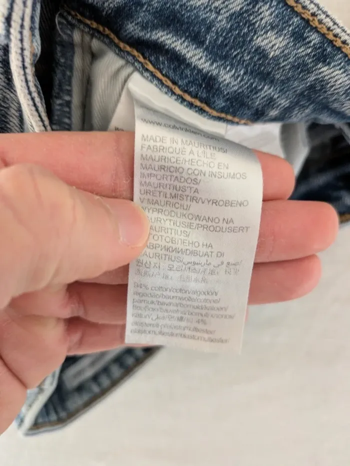 Jean Calvin Klein - W26 34- High Rise Skinny Ankle - Bleu Délavé - photo numéro 4