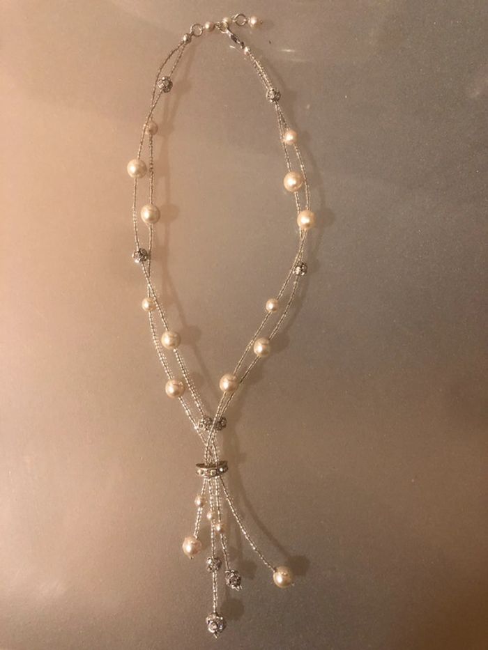 Collier de perle mariée