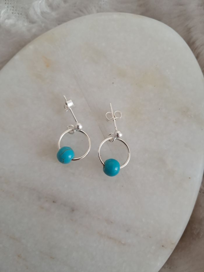 Puces d'oreilles argent