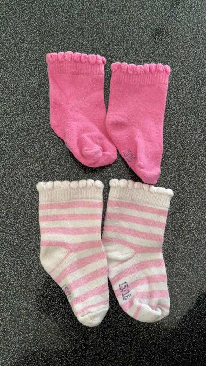 Lot ensemble Bonnet+leggins+2 paires chaussettes 3 mois - photo numéro 6