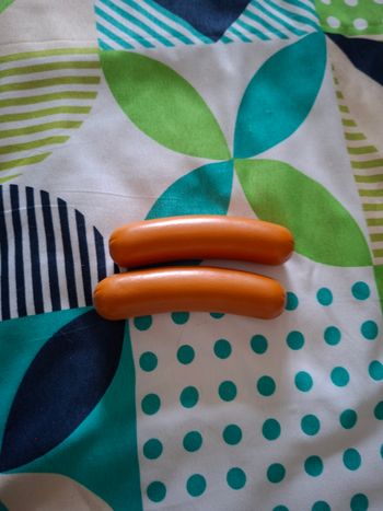 Lot grandes saucisses x2 pour dînette 