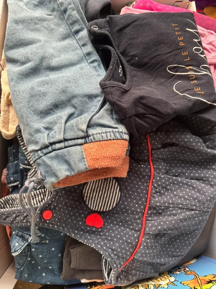 Grand lot de vêtements fille – Prêt-à-porter tendance & pratique ! 6-9mois et 18-24mois - photo numéro 2