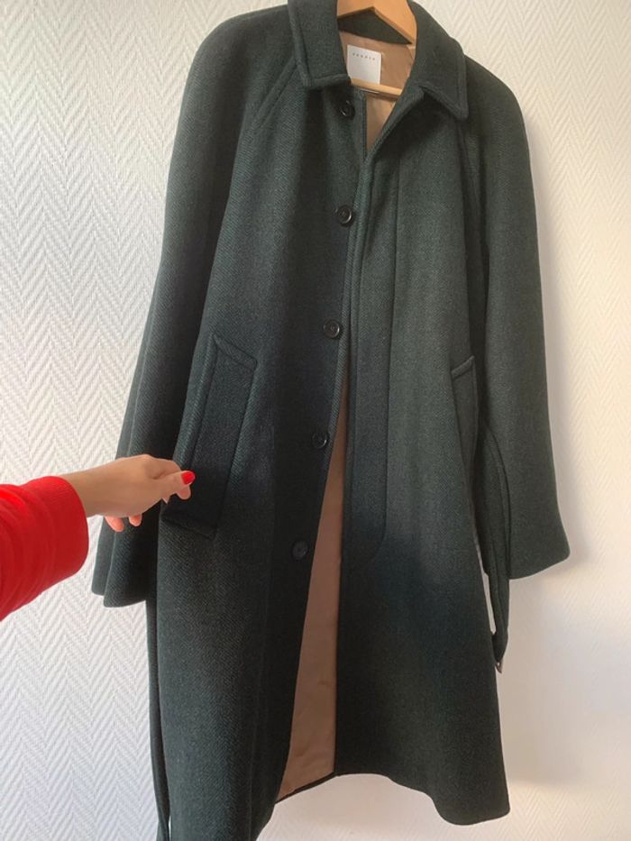 Superbe Manteau en Laine Sandro Paris homme | taille M | Made In France 🇫🇷 prix boutique 645€ - photo numéro 12