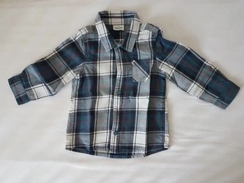 Chemise  à  carreaux 18 mois manches longues