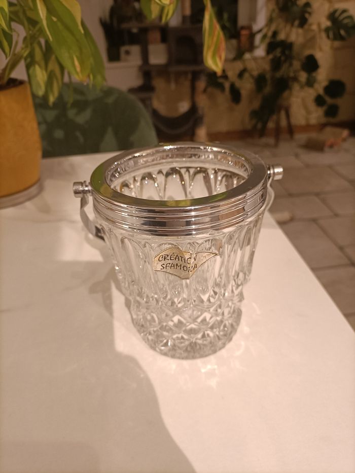 Petit seau à glaçon en crystal - photo numéro 9