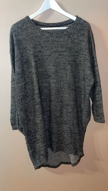 Robe gris et noir