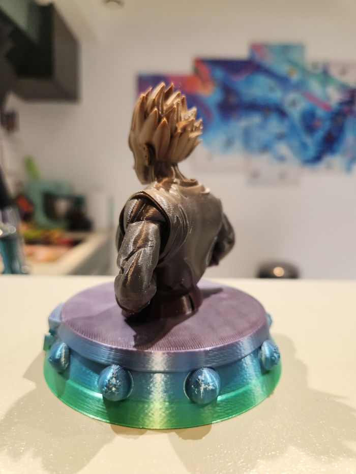 🟠Dragon Ball Z – Yamcha – Buste collector – Figurine décorative - photo numéro 3