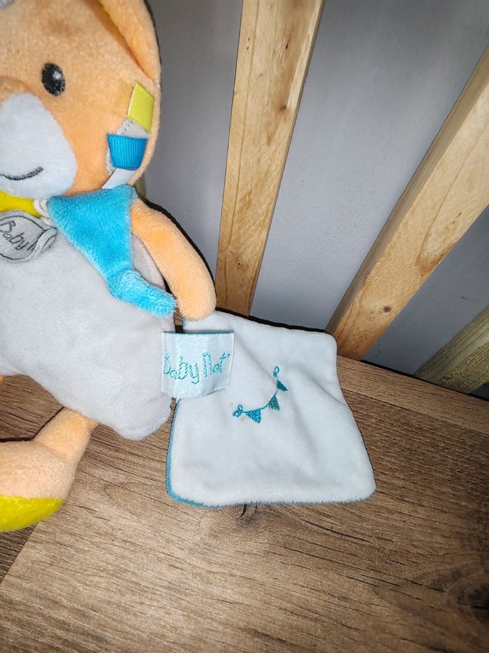 Lion renard baby nat jaune et bleu - photo numéro 2