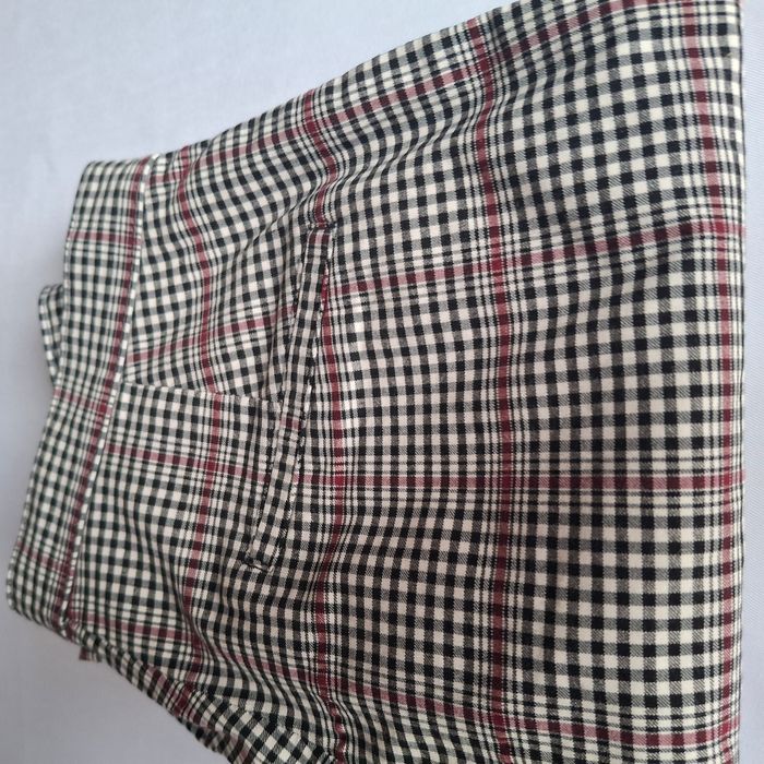 Pantalon skinny femme à carreaux blanc, noir et bordeaux - Taille 36 - Tally Weijl - photo numéro 6