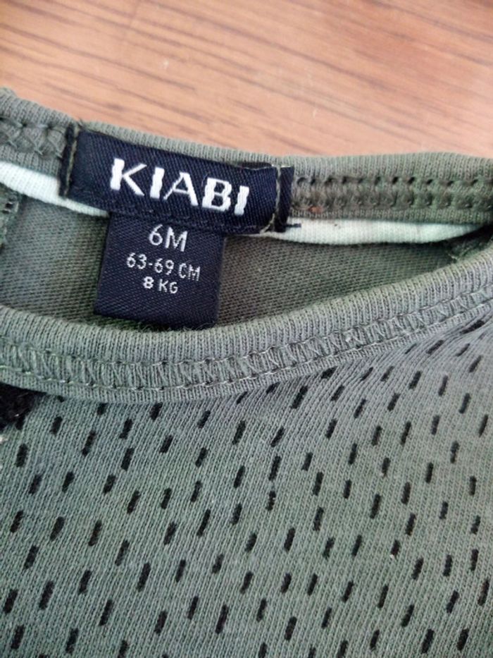 Tee-shirt manches longues vert - photo numéro 4