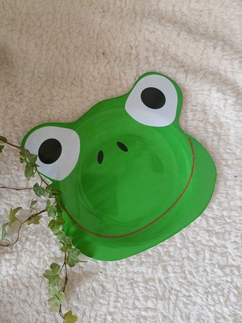 Assiette en mélamine grenouille