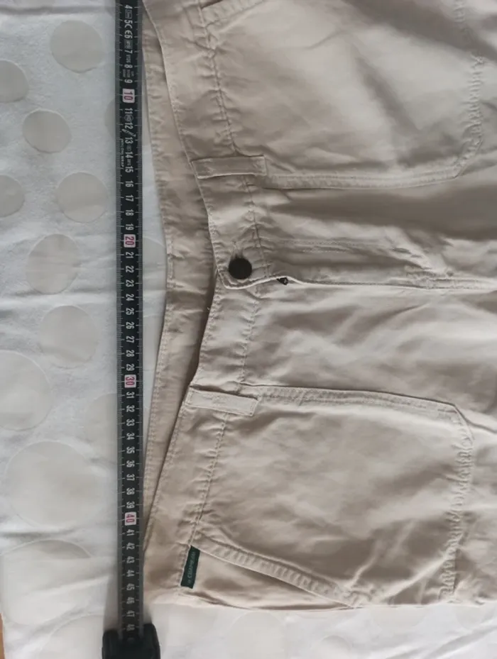 Bermuda short homme Le Chameau taille 46 coton et lin - photo numéro 8
