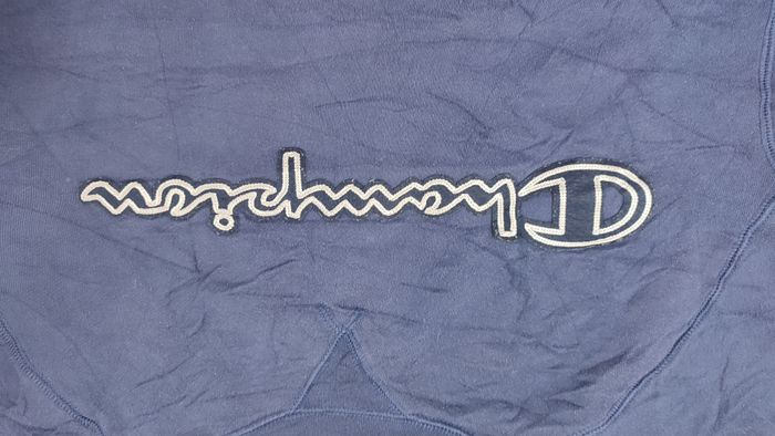 Vêtement Homme Sweatshirts Sweats pull bleu Champion taille M #Retrostreet - photo numéro 3