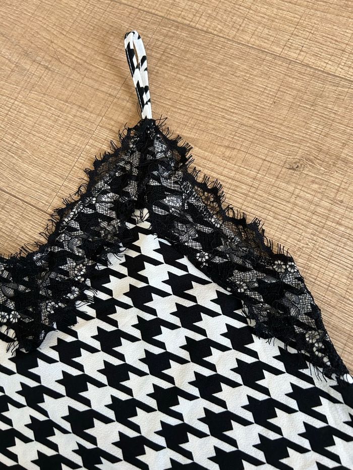 Débardeur noir et écru Amisu taille XS comme neuf - photo numéro 9