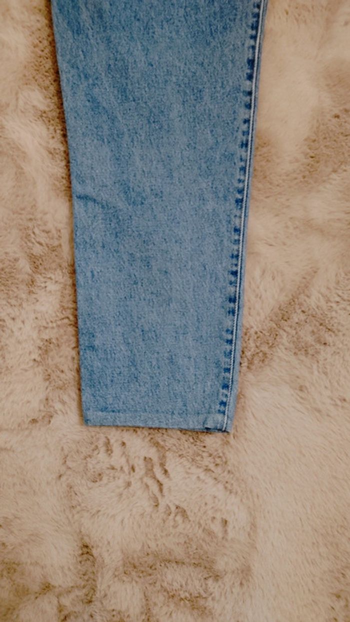 Jean brut vintage taille haute 100% coton made in Italy brodé cappopera - photo numéro 4