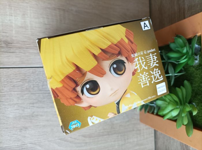 Figurine Zenitsu Agatsuma Demon Slayer Kimetsu no yaiba banpresto qposket Bandai - photo numéro 8