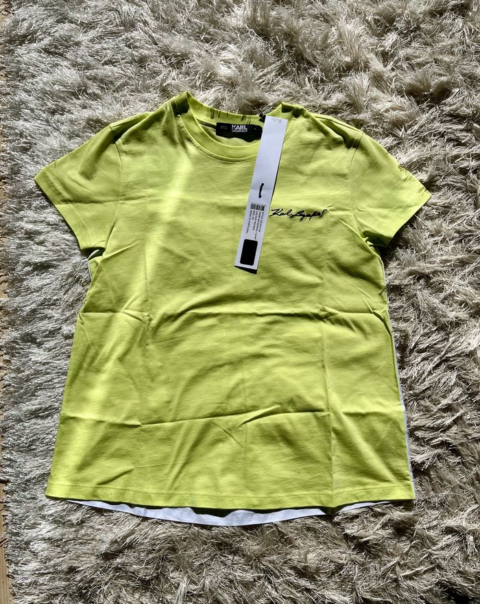 T-shirt vert clair Karl Lagerfeld neuf avec étiquette - photo numéro 2