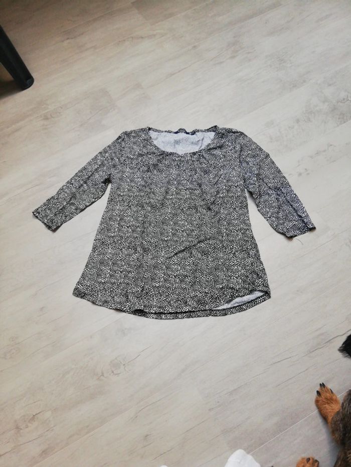 T shirt manches 3/4