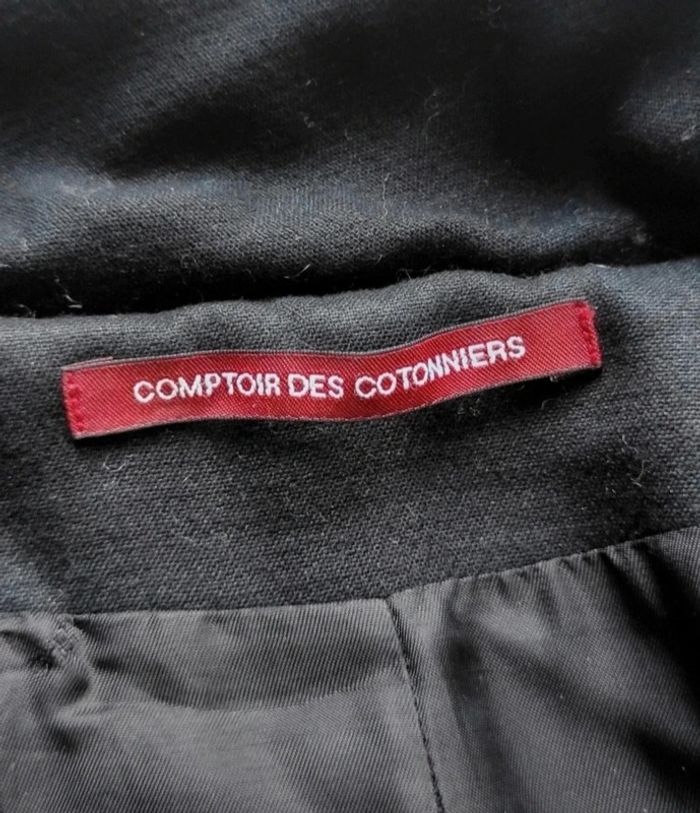 Magnifique manteau caban en laine femme gris Comptoir des cotonniers 34 - photo numéro 7