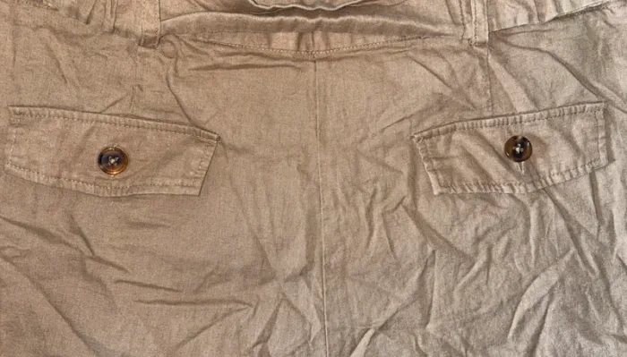 Jupe short effet lin Zara xl - photo numéro 4