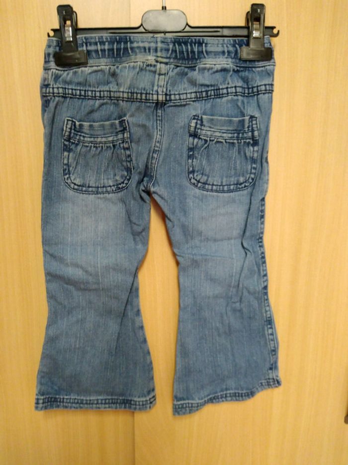 Jeans fille évasé taille 4 ans - photo numéro 2